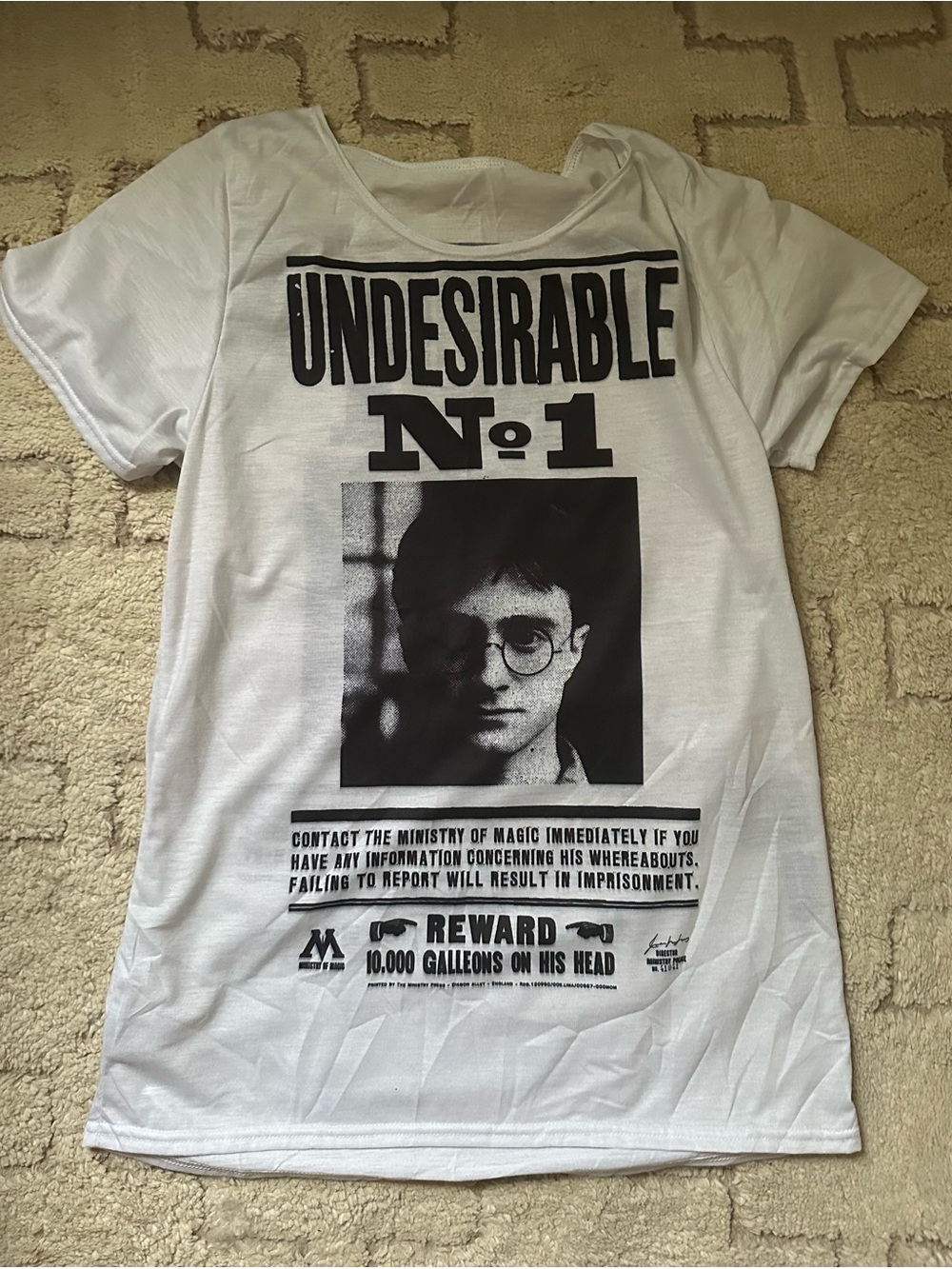 Blackmilk Harry Potter 'Undesirable No.1' Women's Tee size small